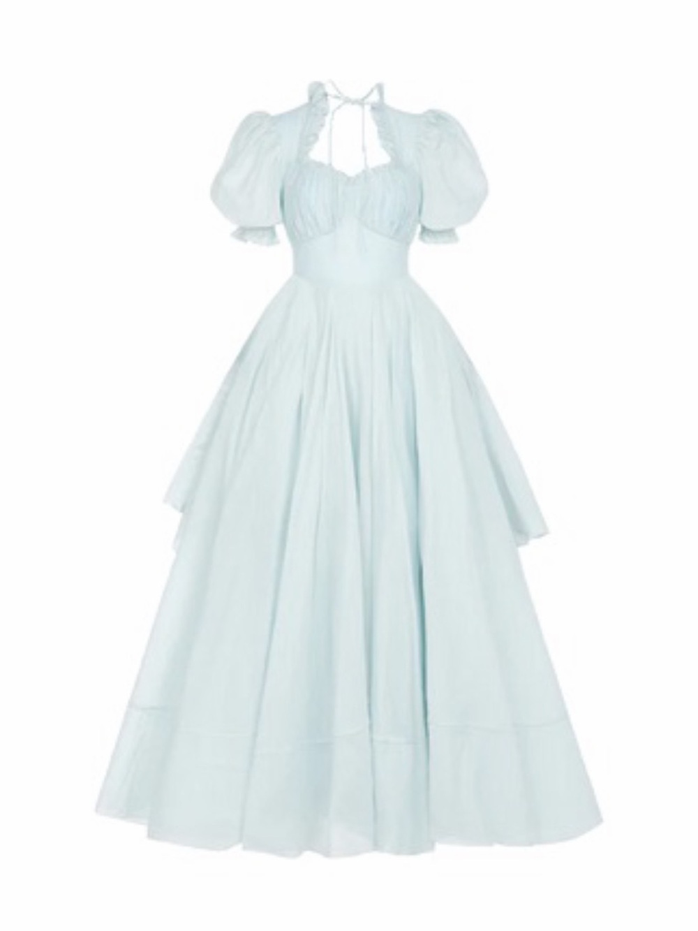 NWT Light Blue Selkie Tear Drop Portrait of a Lady Gown (Discontinued/RARE) XS